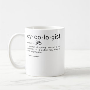 Cykologe Definition Funny Biker Cyclist - Gesche Kaffeetasse