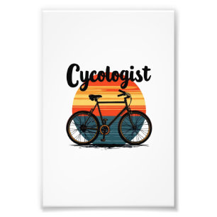 Cykologe: Energetic Biker T-Shirt - zum Radfahren Fotodruck