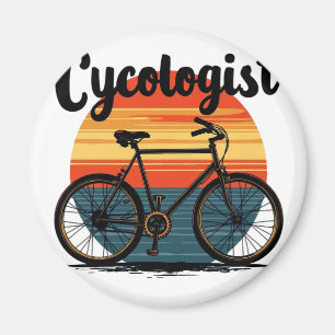 Cykologe: Energetic Biker T-Shirt - zum Radfahren Magnet