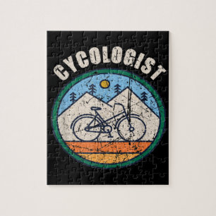 Cykologe Funny Bicycle Cycling Vintage Gabe Puzzle