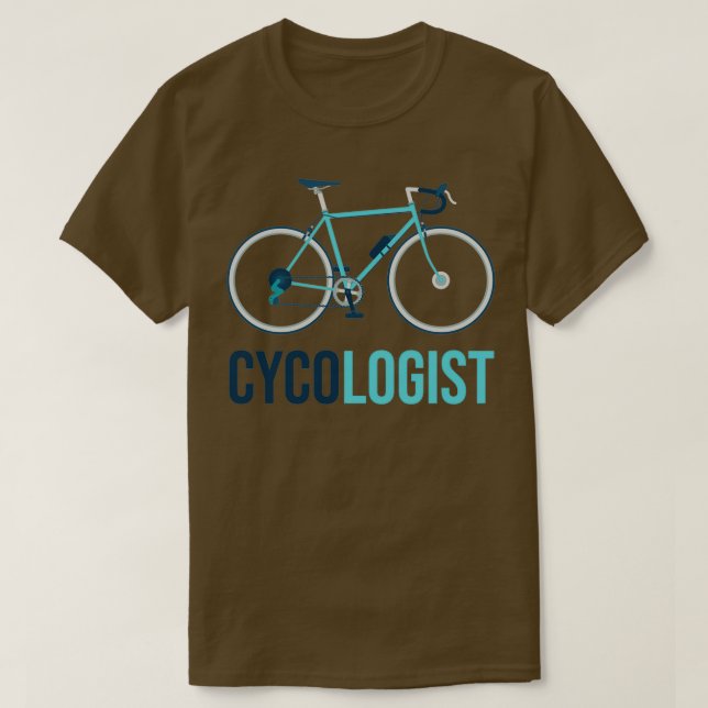 Cykologe Funny Cycling Gift Cyclist T-Shirt (Design vorne)