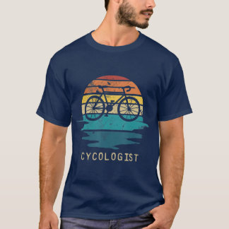 Cykologe Vintag Bycicle Parody Design-Geschenk T-Shirt
