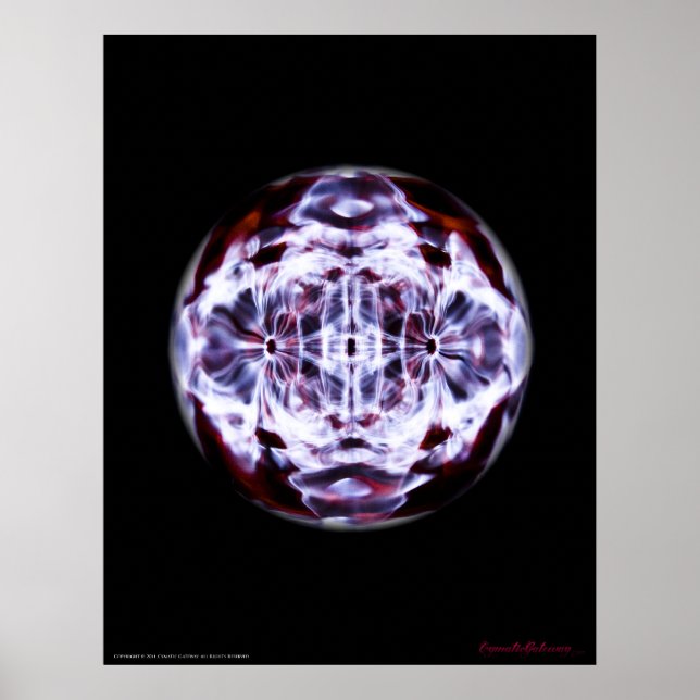 Cymatics Visible Sound Beta Staat Poster (Vorne)