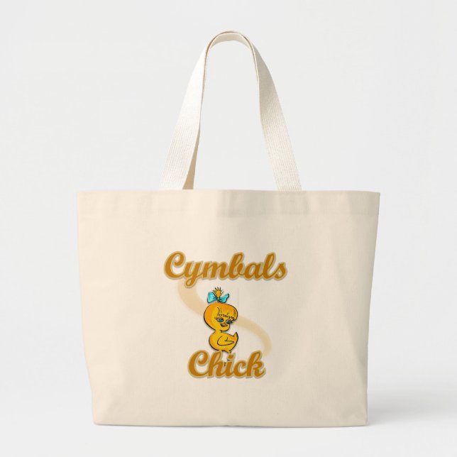 Cymbals Chick Jumbo Stoffbeutel (Vorne)