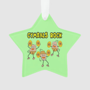 Cymbals Rock Ornament