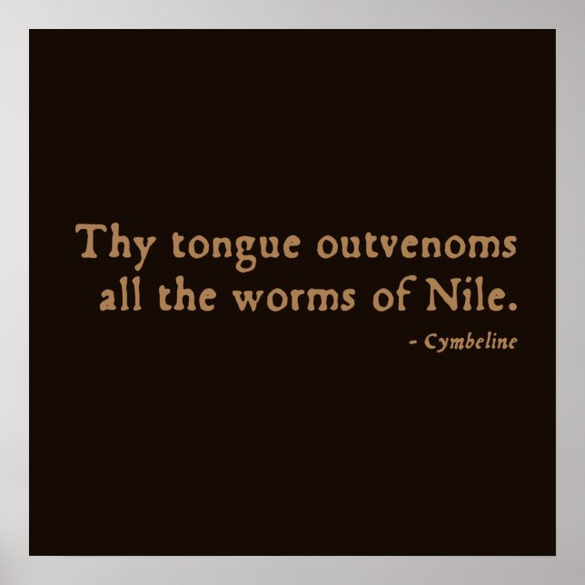 Cymbeline Worms Insult (16. Poster (Vorne)