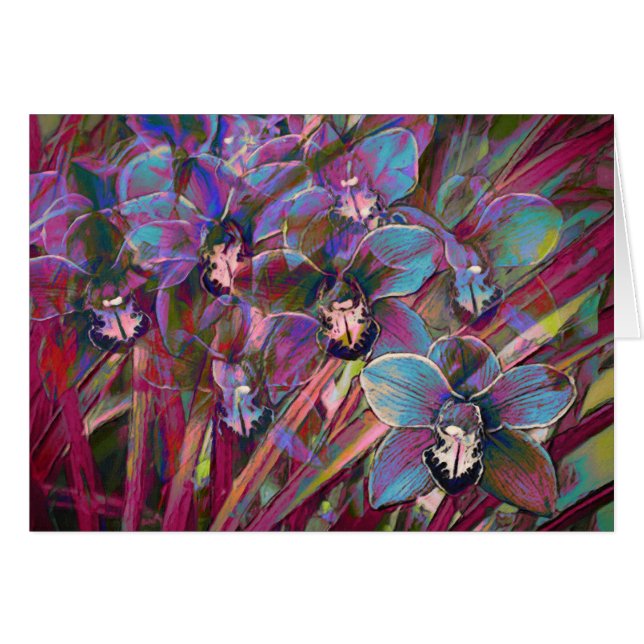 Cymbidium Orchid Carnival (Vorderseite (Horizontal))