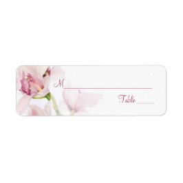 Cymbidium Orchid Wedding Platzkarte Labels