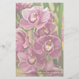 Cymbidium-Orchidee Briefpapier
