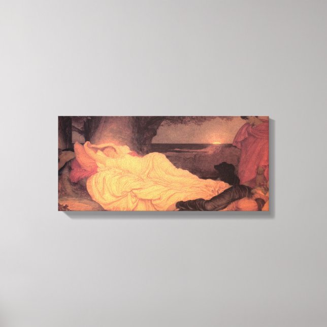 Cymon und Iphigenia ~ Lord Frederick Leighton Leinwanddruck (Vorderseite)