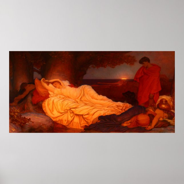 Cymon und Iphigenia von Lord Frederic Leighton 188 Poster (Vorne)
