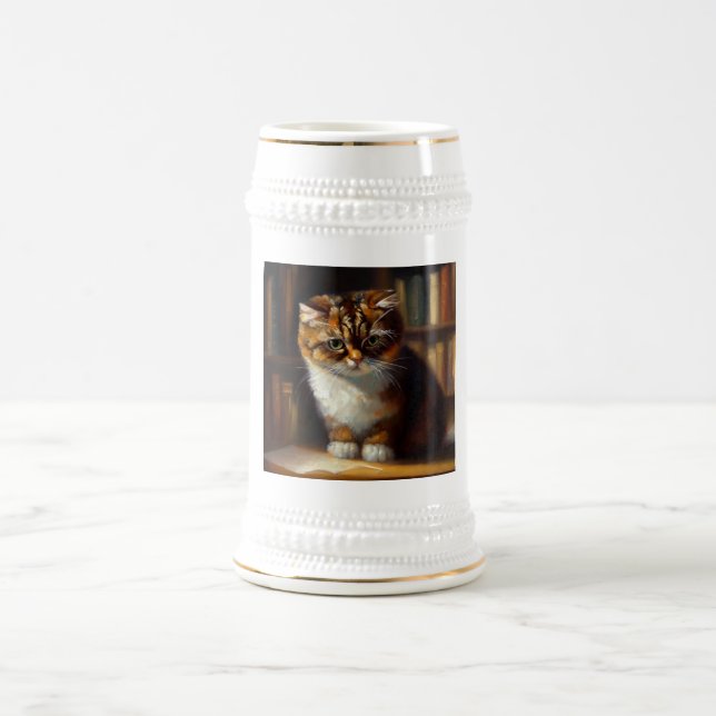 Cymric Cat Bierglas (Mittel)