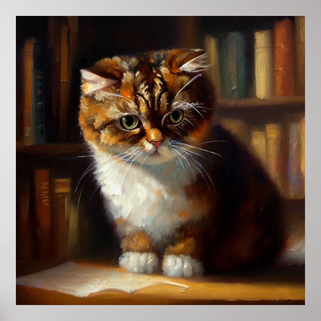 Cymric Cat Poster (Vorne)