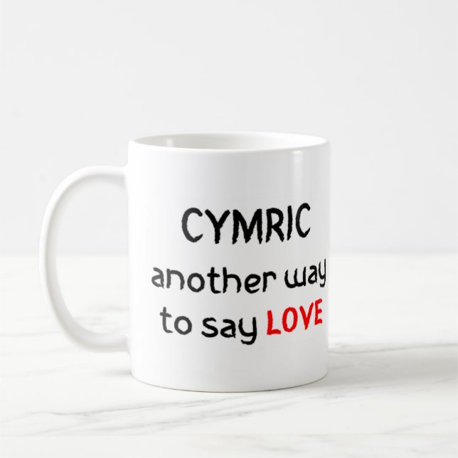 Cymric Liebe Kaffeezubereitung Tasse (Links)