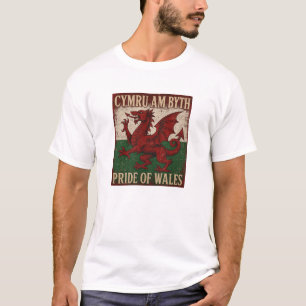 Cymru Am Byth Stolz von Wales T-Shirt