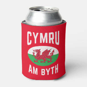 Cymru Am Byth Wales Flag Proud Welsh Vintag Rugby Dosenkühler