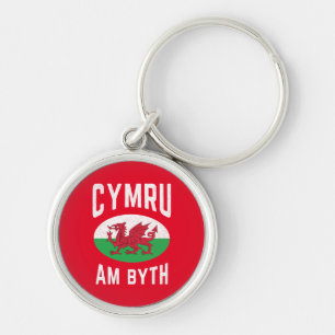 Cymru Am Byth Wales Flag Stolz Welsh Vintage Rugby Schlüsselanhänger