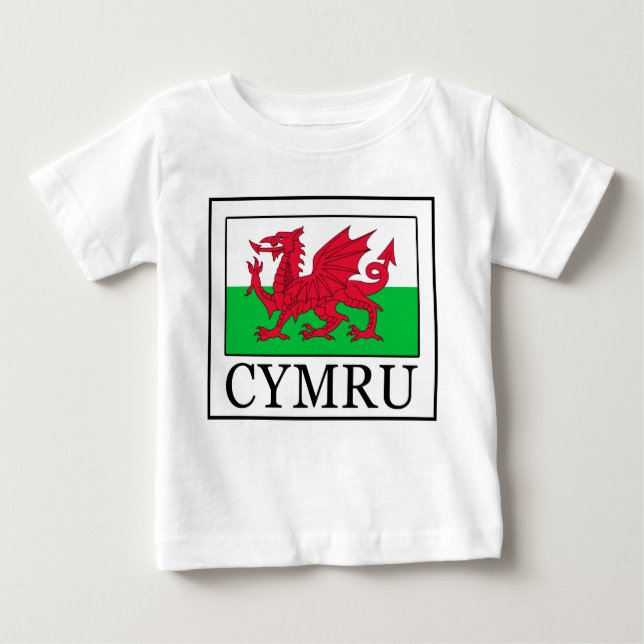 Cymru Baby T-shirt (Vorderseite)