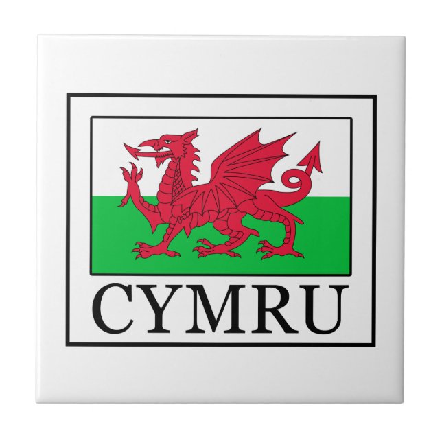 Cymru Fliese (Vorderseite)