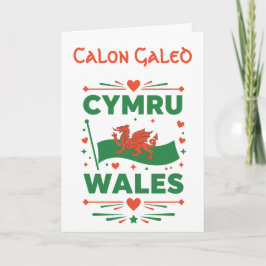 Cymru Red Dragon Wales Karte