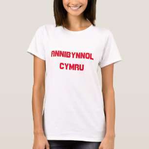 Cymru, Unabhängige Wales in Walisisch T-Shirt
