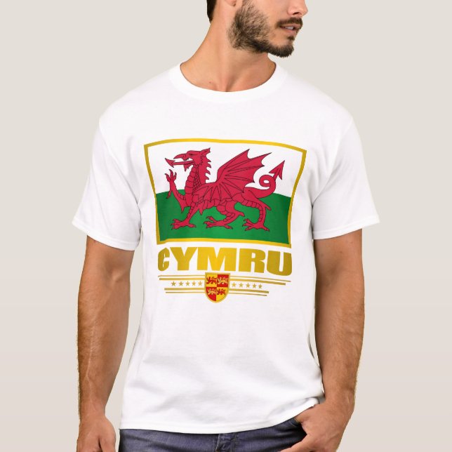 Cymru (Wales) Apparel T-Shirt (Vorderseite)