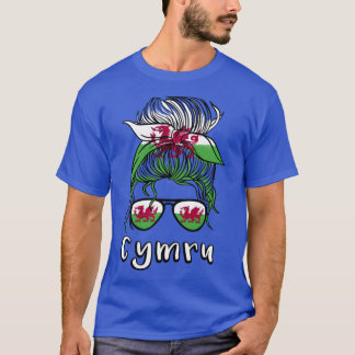 Cymru Wales Girl Football Weltmeisterschaft Walisi T-Shirt