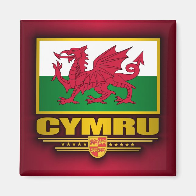 Cymru (Wales) Magnet (Vorne)