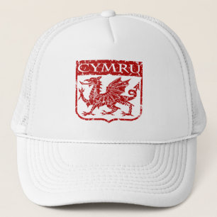 Cymru - Wales - Retro Truckerkappe