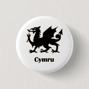 Cymru, Wales, Stift Button