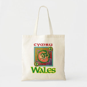 Cymru Wales Tasche mit keltischer Kunst