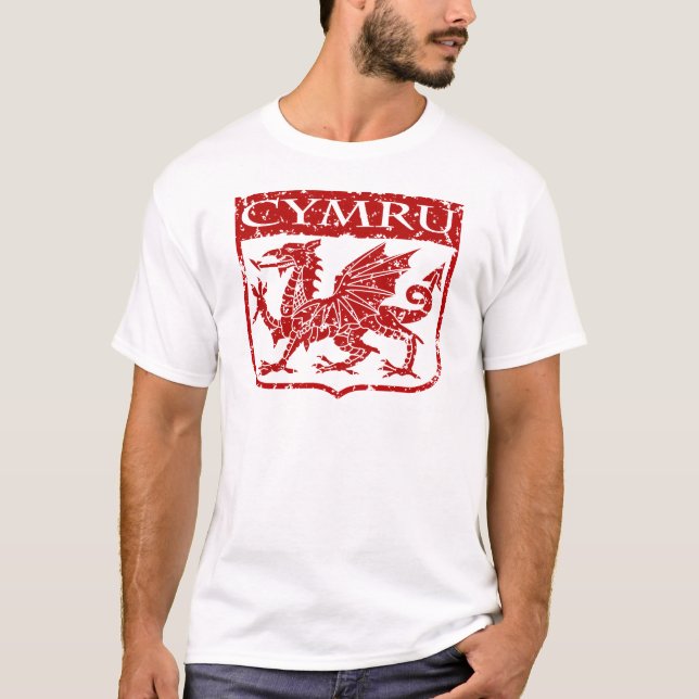 Cymru - Wales - Vintag T-Shirt (Vorderseite)