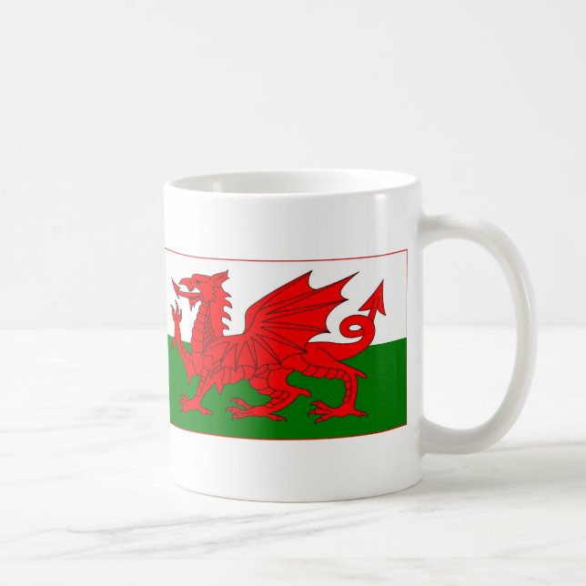 Cymru - Waliser-Flagge Tasse (Rechts)