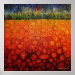 Cyndi's Garden - Canvas Print Poster