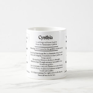 Cynthia, der Ursprung und die Bedeutung Tasse