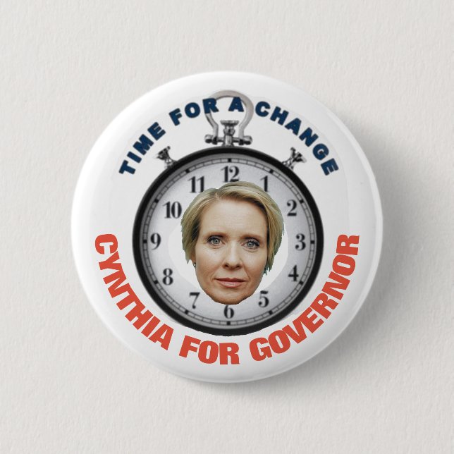 Cynthia Nixon 2018 Button (Vorderseite)