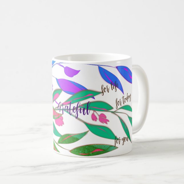 Cypress Daily Affirmation Coffee Tasse (VorderseiteRechts)