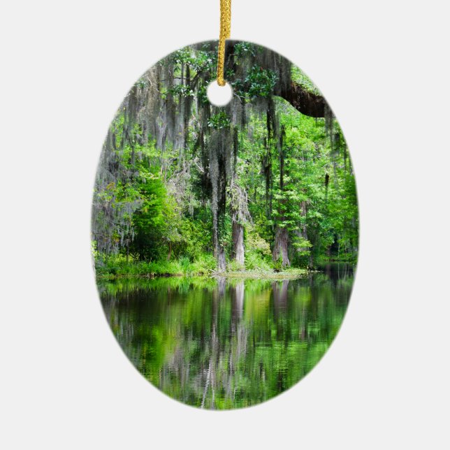 Cypress Lake Oval Ornament (Vorne)