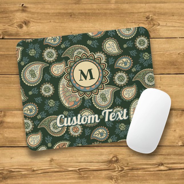Cypress Paisley-Muster Mousepad (Von Creator hochgeladen)