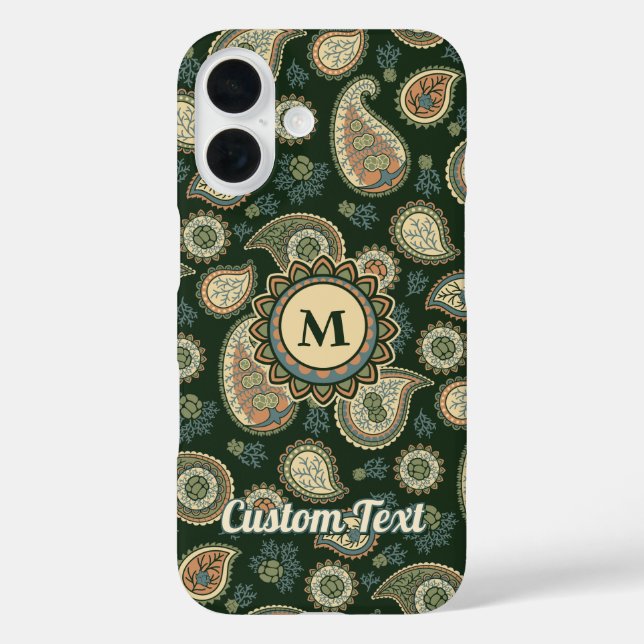Cypress Paisley Pattern Case-Mate iPhone Hülle (Rückseite)
