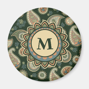 Cypress Paisley Pattern Magnet