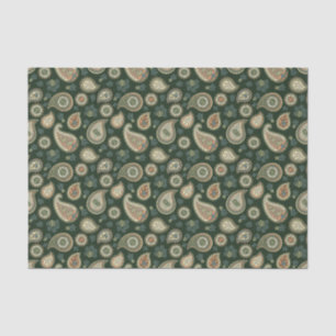 Cypress Paisley Pattern Seidenpapier