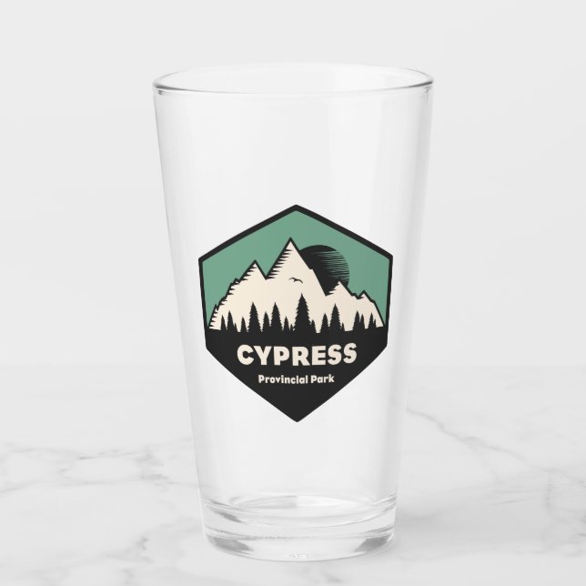 Cypress Provincial Park Glas (Vorderseite)