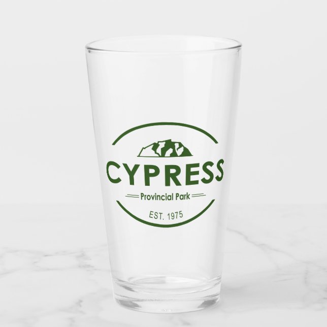 Cypress Provincial Park Glas (Vorderseite)