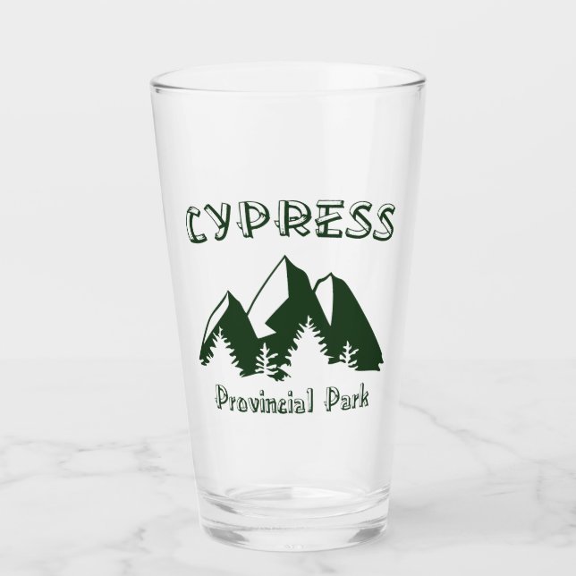 Cypress Provincial Park Glas (Vorderseite)