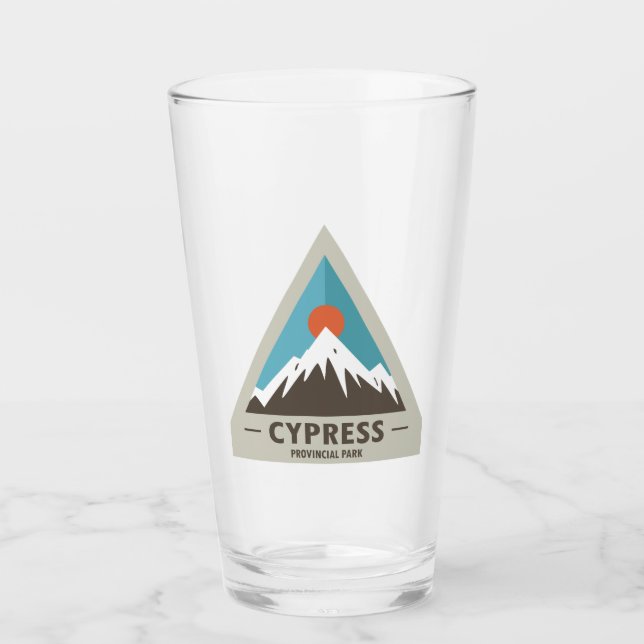 Cypress Provincial Park Glas (Vorderseite)