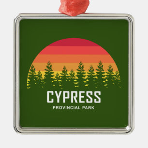 Cypress Provincial Park Ornament Aus Metall