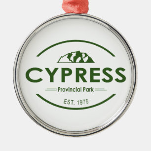 Cypress Provincial Park Ornament Aus Metall