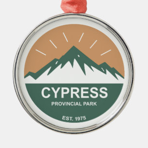 Cypress Provincial Park Ornament Aus Metall