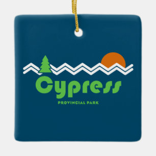 Cypress Provincial Park Retro Keramikornament